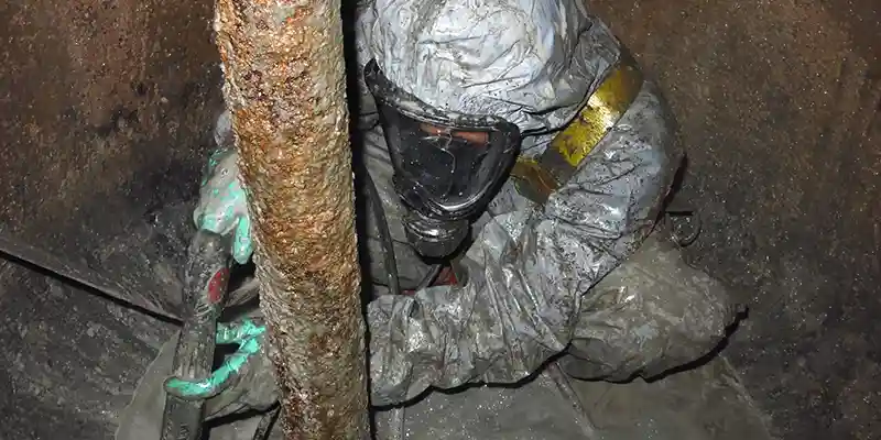 Environmental work in confined space